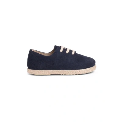 Image of Pisamonas Espadrilles for kids, Size: 3K, Azul marino Suede