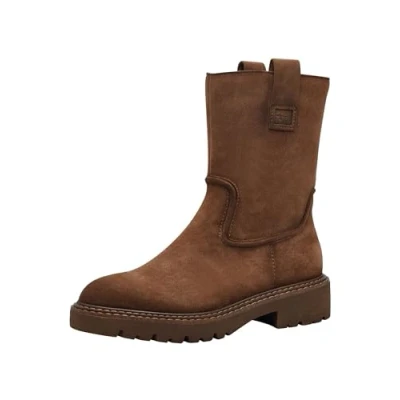 Image of Tamaris Women&#039;s Classic Boots, Touchit Footbed, Brown Camel, 5 UK
