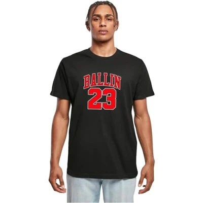 Image of Mister Tee Ballin 23 Print Tshirt, Men&#039;s, Size: 5XL, Black