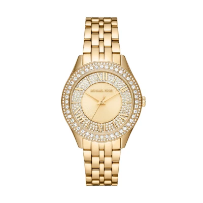 Image of Michael Kors Harlowe Watch goldcoloured, Women&#039;s, Size: One Size, Gold coloured