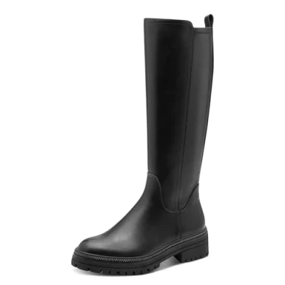 Image of Marco Tozzi Boots, Women&#039;s, Size: 8, Black High quality imitation leather