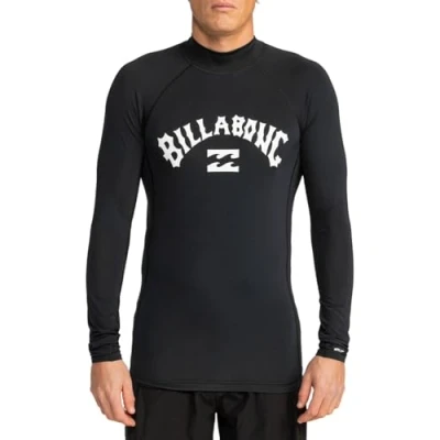 Image of Billabong LOGO Rash vest, Men&#039;s, Size: Small, Black