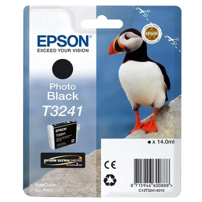 Image of SureColor SC P400 Epson T3241 photo black ink cartridge (original Epson)