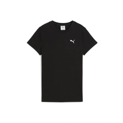 Image of Puma Basic Tshirt, Women&#039;s, Size: Small, Black