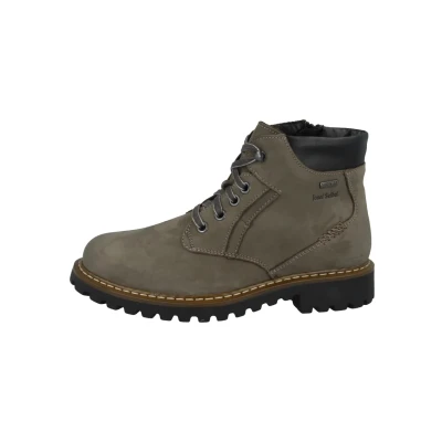 Image of Josef Seibel Laceup ankle boots, Men&#039;s, Size: 7.5, Gray Nubuck