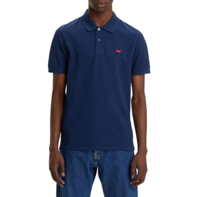 Image of Levi&#039;s SLIM Housemark Polo shirt, Men&#039;s, Size: XL, naval academy garment dye