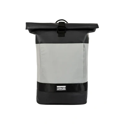Image of OAK25 Reflective Rolltop Rucksack, Size: One Size, Schwarz