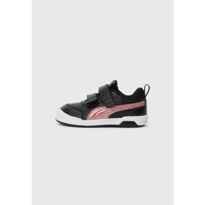 Image of Puma Multiflex 2 Glitz Road running shoes Black/rose goldcoloured for kids, Size: 4K, gold/coloured