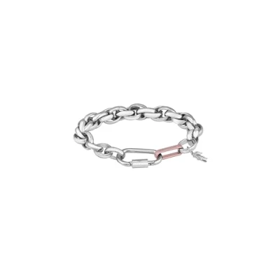 Image of Lacoste Audacia Bracelet silvercoloured/rosé, Women&#039;s, Size: One Size, Silver coloured/rosé