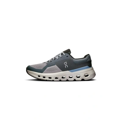 Image of On Cloudrunner 2 Road running shoes Alloy chambray, Men&#039;s, Size: 6.5, chambray Polyester