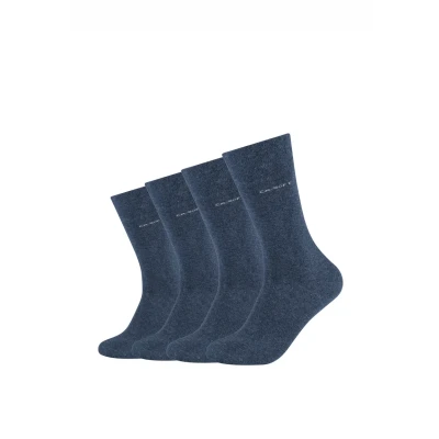 Image of camano 4 PACK Socks, Women&#039;s, Size: 2.5 5, Blau