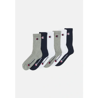 Image of Champion CREW Socks 6 PACK Unisex Sports socks, Size: 2.5 5, Multicolor