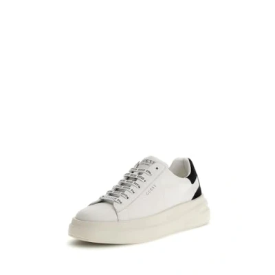 Image of Guess ELBA Trainers, Men&#039;s, Size: 6, White/black Leather