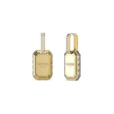 Image of Guess Hashtag Earrings goldcoloured, Women&#039;s, Size: One Size, Gold coloured