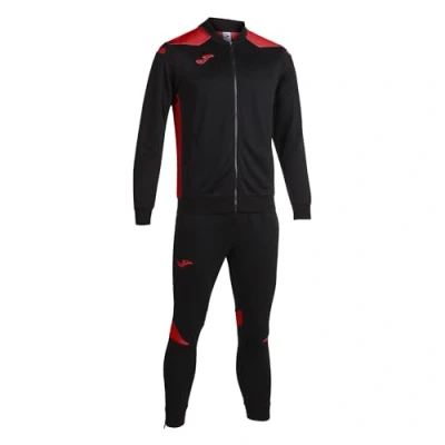 Image of Joma Championship VI Tracksuit Black Red