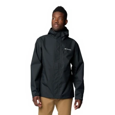 Image of Columbia HIKEBOUND II Jacket Waterproof jacket, Men&#039;s, Size: Medium, Black