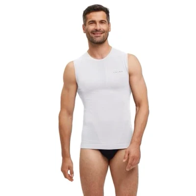 Image of FALKE Men&#039;s Warm Tight Fit Sleeveless Functional Shirt Thermal Underwear For Mild To Cold Weather Quick Drying Breathable Yarn 1 Piece