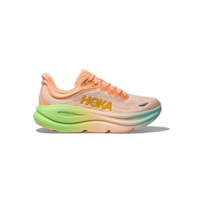 Image of HOKA Bondi Road running shoes, Women&#039;s, Size: 4.5, Frost/pale tangerine shoes