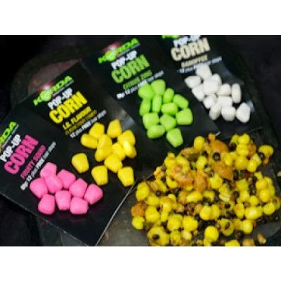 Image of Korda Pop Up Fake Food Corn Fruity Squid Pink Artificial bait