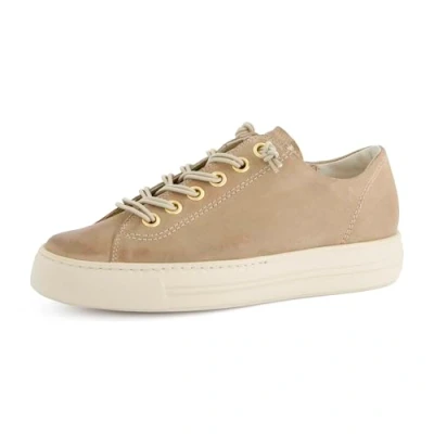 Image of Paul Green 4081 Trainers Twice almond, Women&#039;s, Size: 3.5, almond Suede