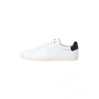 Image of Pepe Jeans Men&#039;s Kenton Fresh M Sneak, White, 7 UK