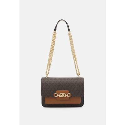 Image of Michael Kors Heather Handbag, Women&#039;s, Size: One Size, Brown/acorn