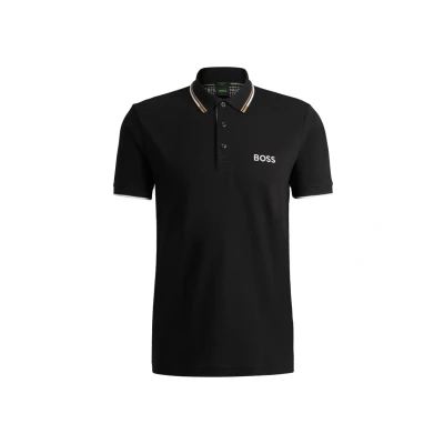 Image of BOSS Paddy PRO Polo shirt, Men&#039;s, Size: XXL, Black two