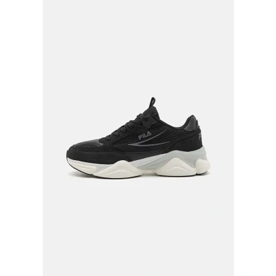 Image of Fila Recade Trainers, Women&#039;s, Size: 3.5, Black/castlerock Imitation leather/ textile