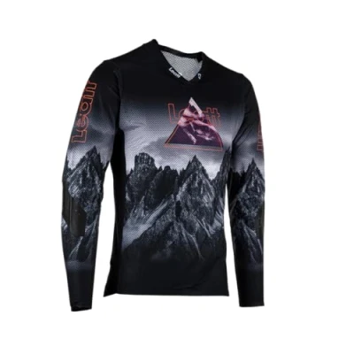 Image of Leatt 5022080100 MTB Jersey Gravity 4.0, XS, Black