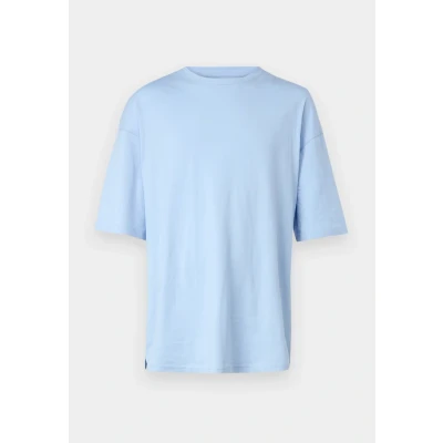 Image of Jack &amp; Jones Jjecharge TEE Oneck Basic Tshirt, Men&#039;s, Size: Small, Chambray blue