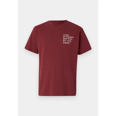 Image of Replay Men&#039;s T Shirt, 554 Red Brick, XL
