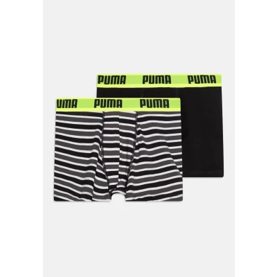 Image of Puma BOYS Everyday Striped 2 PACK Pants for kids, Size: 9 10y, Red/blue