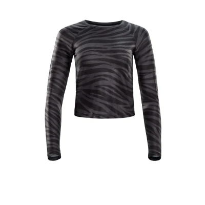 Image of Winshape Long Sleeve sleeved top, Women&#039;s, Size: XXL, Zebra grey