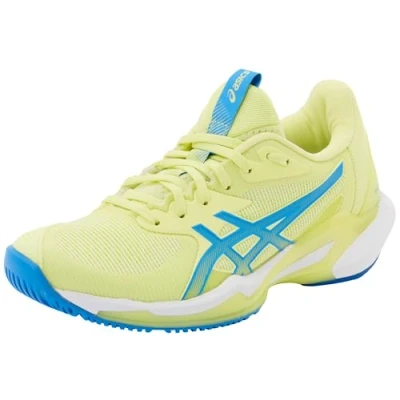 Image of Asics Solution Speed FF 3 Road running shoes, Women&#039;s, Size: 105, Huddle yellow blue coast shoes