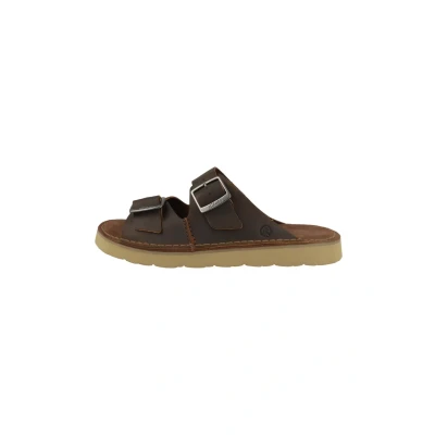 Image of Clarks Men&#039;s Solsbury Strap Slide Sandal, Beeswax Leather, 7 UK