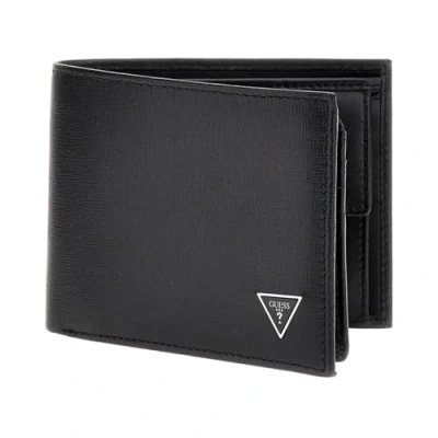 Image of Guess Certosa Unisex Wallet, Size: One Size, Black