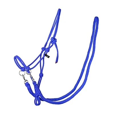 Image of QHP rope halter with rein