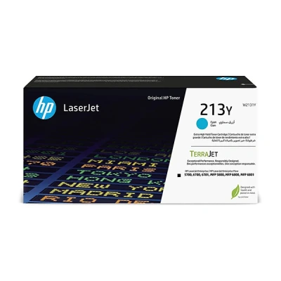 Image of HP 213Y Extra High Yield Cyan Original LaserJet Toner Cartridge