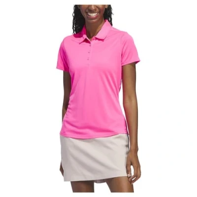 Image of adidas Golf Polo shirt, Women&#039;s, Size: Large, Solar pink