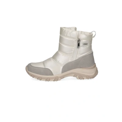 Image of CAPRICE Damen Winterstiefel ohne Absatz Vegan Wasserabweisend, Mehrfarbig (Pearl Comb), 38 EU
