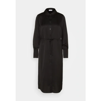 Image of Vila Women&#039;s Viellette L/S Shirt Dress Noos Blouse, Black, 10