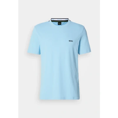 Image of BOSS Taddy Basic Tshirt, Men&#039;s, Size: 3XL, Light pastel blue