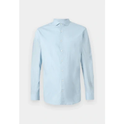 Image of JACK &amp; JONES Men&#039;s Jprblajaxon Stretch Shirt L/S Noos Long Sleeve, Light Blue, XL