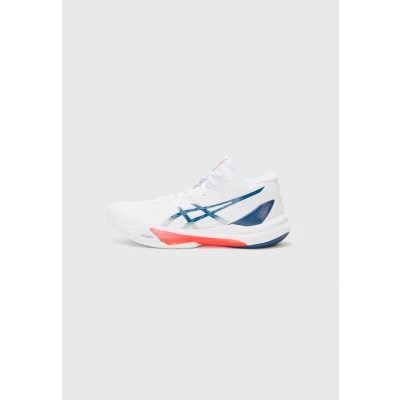 Image of Asics SKY Elite 3 Volleyball shoes, Men&#039;s, Size: 8, White/mako blue shoes
