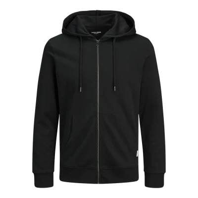 Image of Jack &amp; Jones Jjebasic NOOS Zipup sweatshirt, Men&#039;s, Size: XL, Black