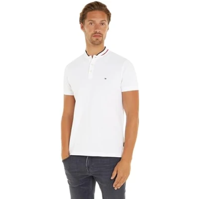 Image of Tommy Hilfiger MAO Tipped SLIM Polo shirt, Men&#039;s, Size: 3XL, White