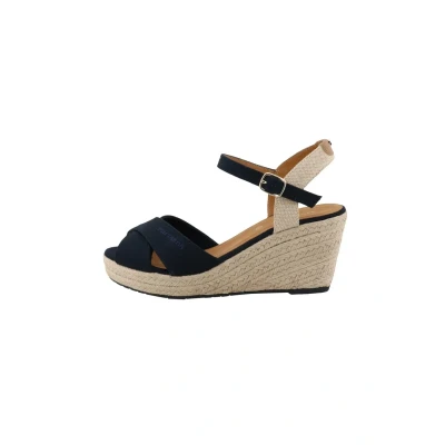 Image of TOM TAILOR Women&#039;s 5390010025 Wedge Sandal, Navy, 7 UK