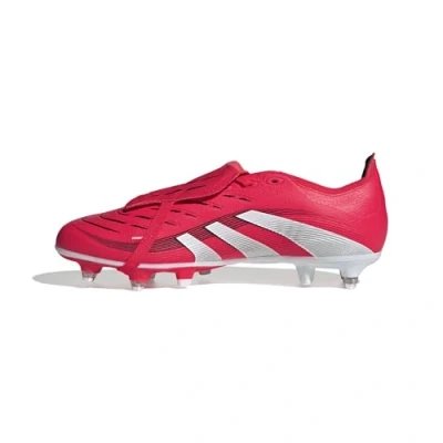 Image of adidas Performance Predator League FOLD OVER Tongue SOFT Ground Screwin stud football boots, Men&#039;s, Size: 8, Lucid red/footwear white/core black