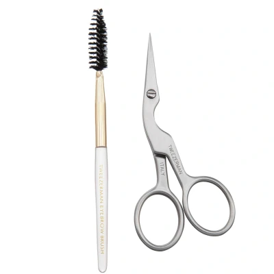 Image of Tweezerman Brow Shaping Scissors And Brush