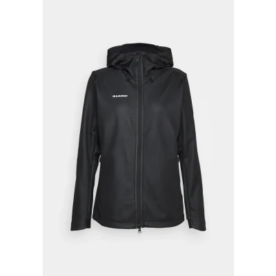 Image of Mammut Ultimate VII SO Hooded Jacket Women Soft shell jacket, Women&#039;s, Size: Large, Black